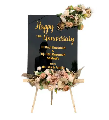 Papan Bunga Akrilik Gunung Sari